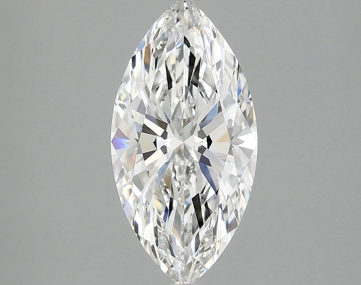 2.04 Carat Marquise Shaped Ideal Cut VVS2 IGI Certified Lab Grown Diamond