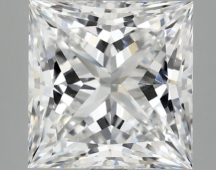 4.06 Carat Princess Shaped Ideal Cut VS1 IGI Certified Lab Grown Diamond