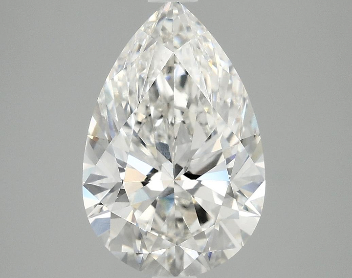 3.03 Carat Pear Shaped Excellent Cut VVS2 IGI Certified Lab Grown Diamond