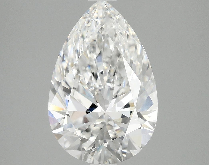 3.05 Carat Pear Shaped Excellent Cut VVS2 IGI Certified Lab Grown Diamond