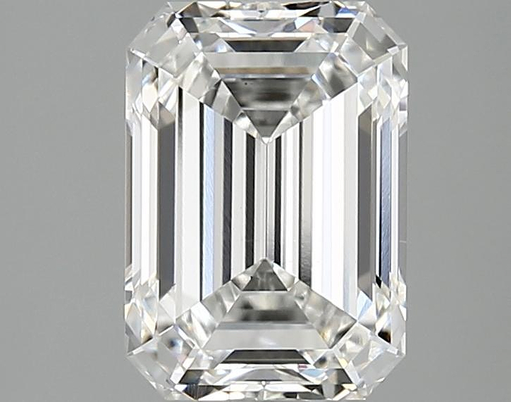 2.57 Carat Emerald Shaped Ideal Cut VS2 IGI Certified Lab Grown Diamond