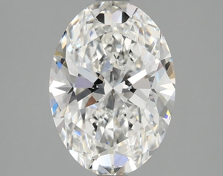 2.53 Carat Oval Shaped Ideal Cut VVS2 IGI Certified Lab Grown Diamond