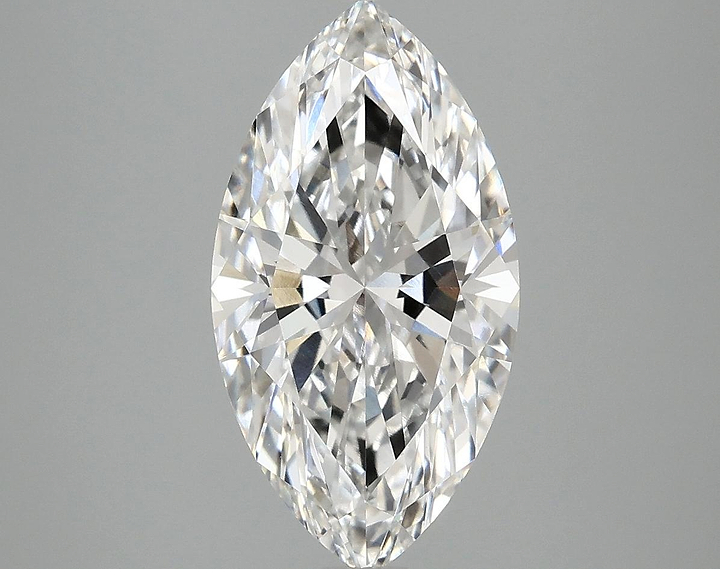 3.02 Carat Marquise Shaped Excellent Cut VVS2 IGI Certified Lab Grown Diamond