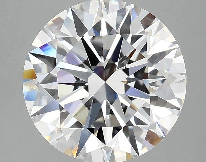 3.08 Carat Round Shaped Ideal Cut VVS2 IGI Certified Lab Grown Diamond