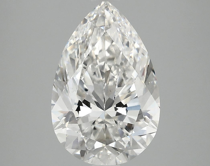 3.08 Carat Pear Shaped Excellent Cut VS2 IGI Certified Lab Grown Diamond