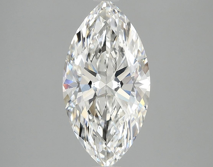 2.1 Carat Marquise Shaped Ideal Cut VS1 IGI Certified Lab Grown Diamond