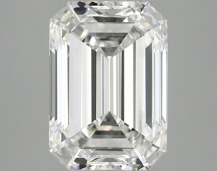 3.04 Carat Emerald Shaped Ideal Cut VVS2 IGI Certified Lab Grown Diamond