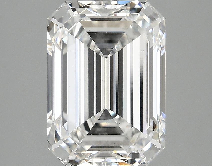 3.05 Carat Emerald Shaped Ideal Cut VS1 IGI Certified Lab Grown Diamond