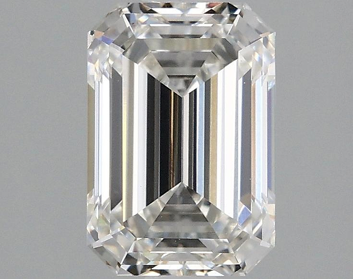1.97 Carat Emerald Shaped Ideal Cut VVS2 IGI Certified Lab Grown Diamond