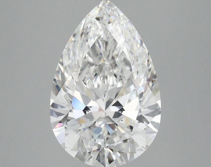 4.03 Carat Pear Shaped Excellent Cut VS1 IGI Certified Lab Grown Diamond
