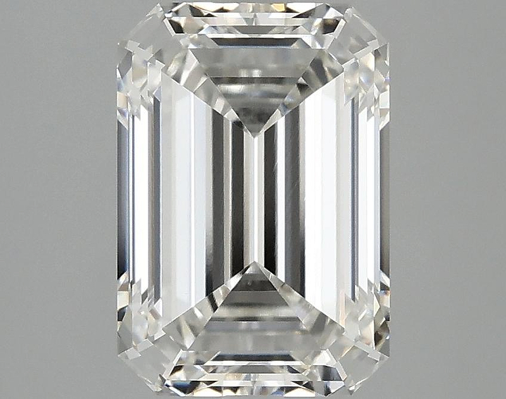 2.98 Carat Emerald Shaped Ideal Cut VVS2 IGI Certified Lab Grown Diamond