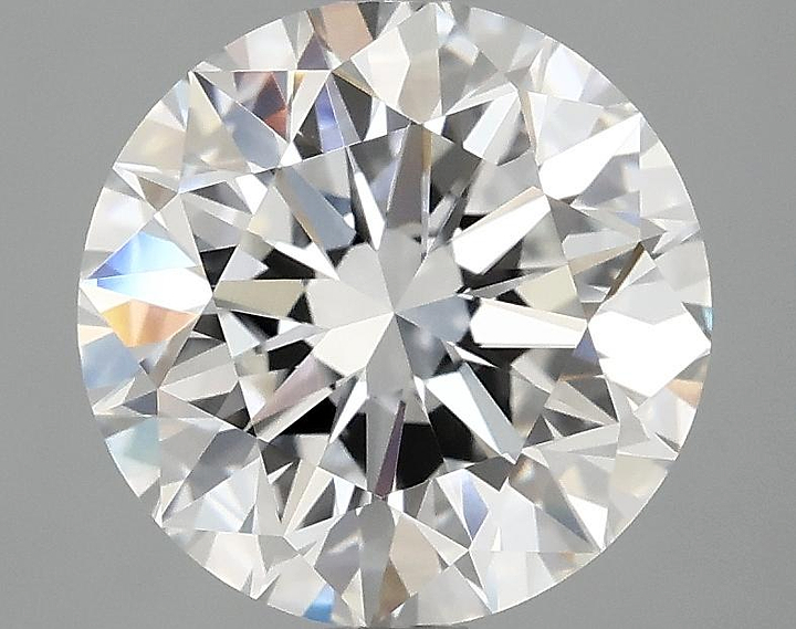 3.09 Carat Round Shaped Ideal Cut VVS2 IGI Certified Lab Grown Diamond