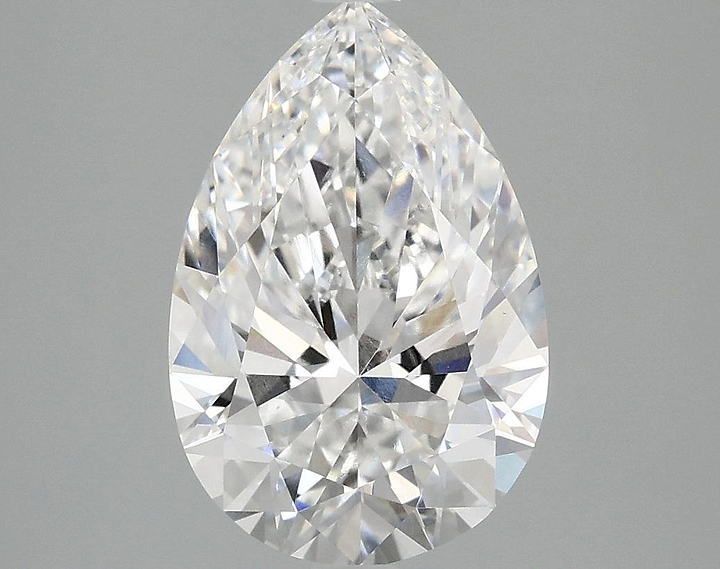 3.09 Carat Pear Shaped Excellent Cut VS1 IGI Certified Lab Grown Diamond