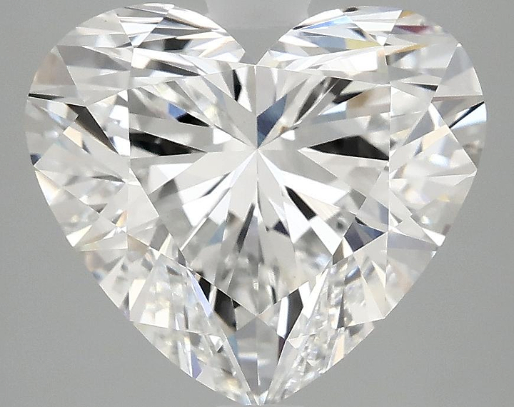 4.36 Carat Heart Shaped Ideal Cut VVS2 IGI Certified Lab Grown Diamond
