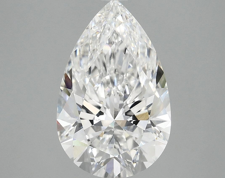 3.08 Carat Pear Shaped Ideal Cut VS1 IGI Certified Lab Grown Diamond