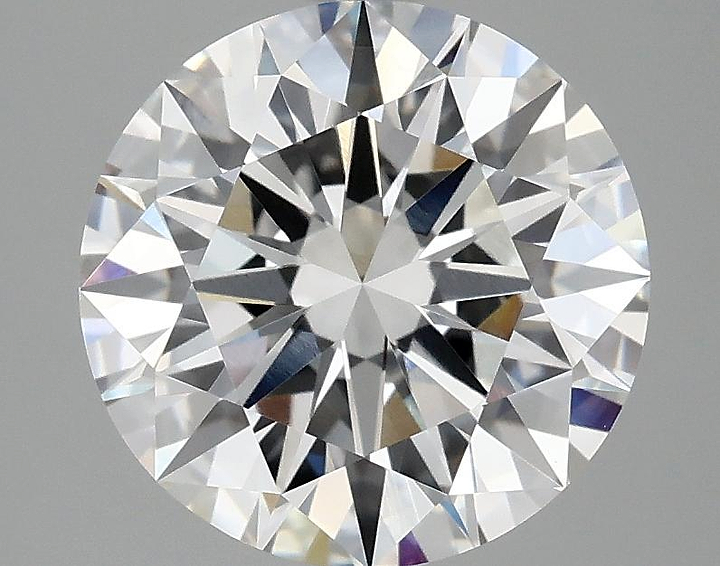 3.08 Carat Round Shaped Ideal Cut VVS2 IGI Certified Lab Grown Diamond