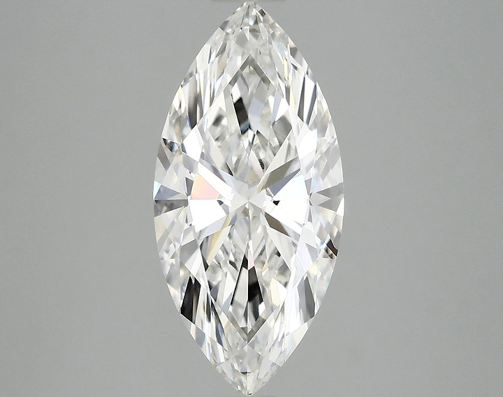 2.8 Carat Marquise Shaped Excellent Cut VVS2 IGI Certified Lab Grown Diamond