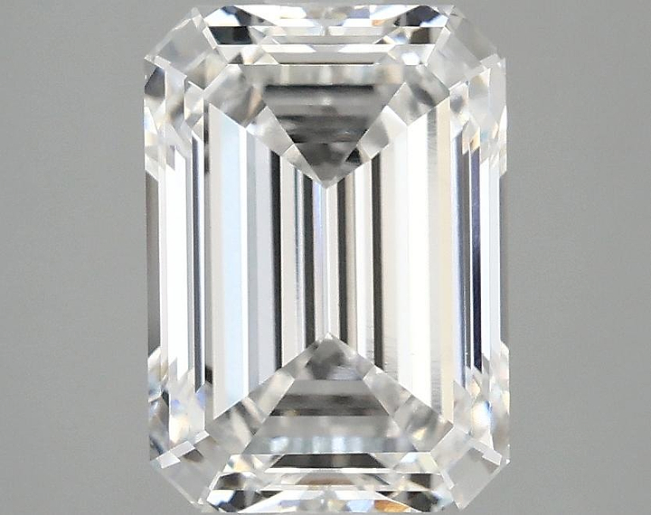 3.0 Carat Emerald Shaped Ideal Cut VVS2 IGI Certified Lab Grown Diamond