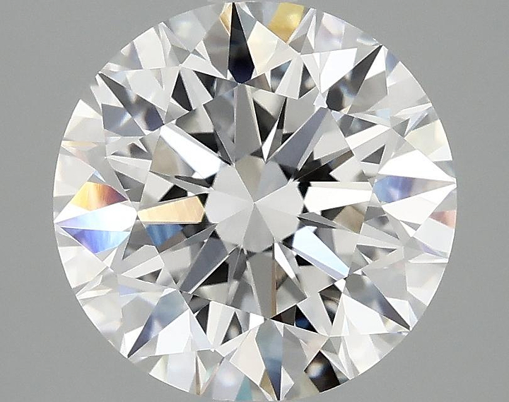 3.09 Carat Round Shaped Excellent Cut VVS2 IGI Certified Lab Grown Diamond