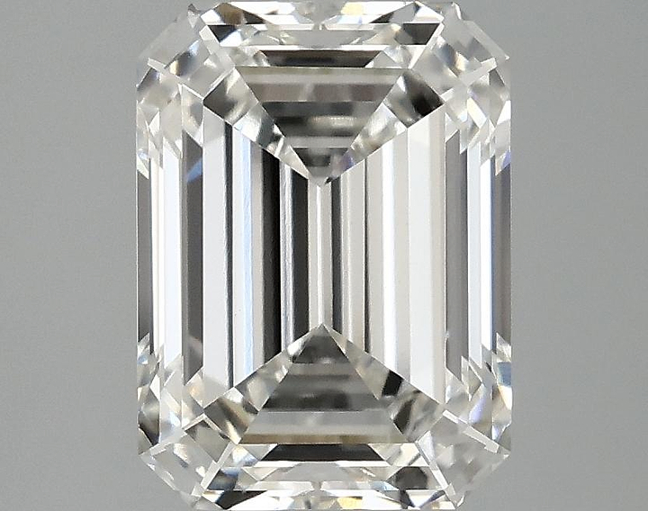 3.09 Carat Emerald Shaped Excellent Cut VS1 IGI Certified Lab Grown Diamond
