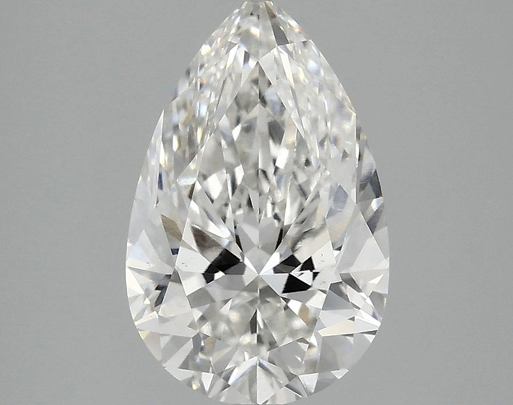 2.5 Carat Pear Shaped Ideal Cut VS1 IGI Certified Lab Grown Diamond