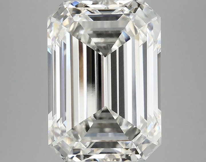 7.2 Carat Emerald Shaped Ideal Cut VVS2 IGI Certified Lab Grown Diamond