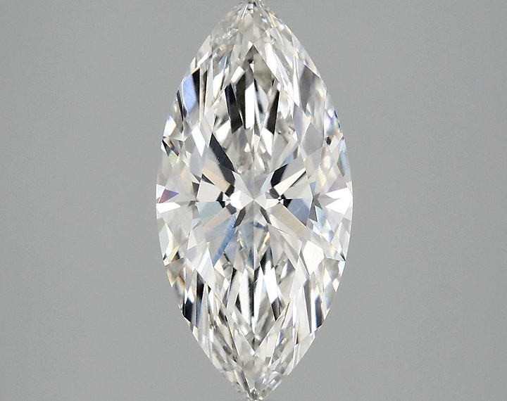 2.06 Carat Marquise Shaped Excellent Cut VVS2 IGI Certified Lab Grown Diamond