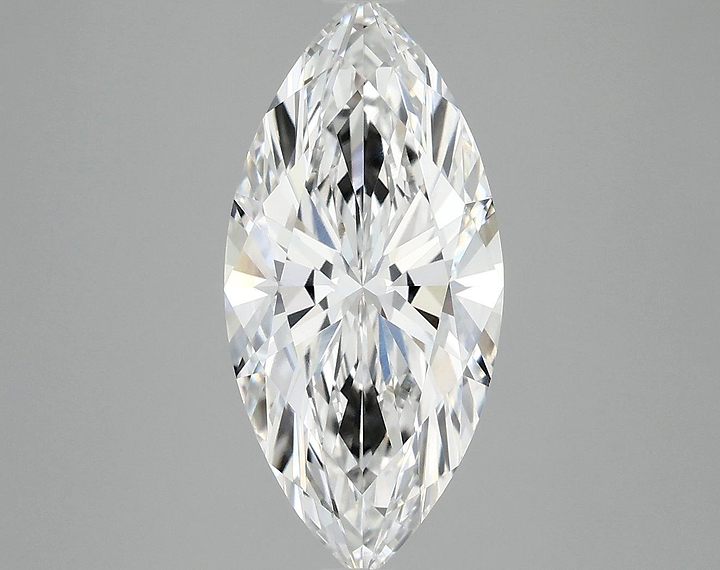 3.04 Carat Marquise Shaped Excellent Cut VVS2 IGI Certified Lab Grown Diamond
