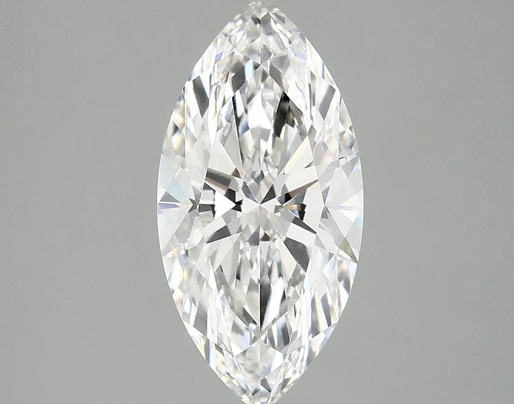 2.1 Carat Marquise Shaped Ideal Cut VVS2 IGI Certified Lab Grown Diamond