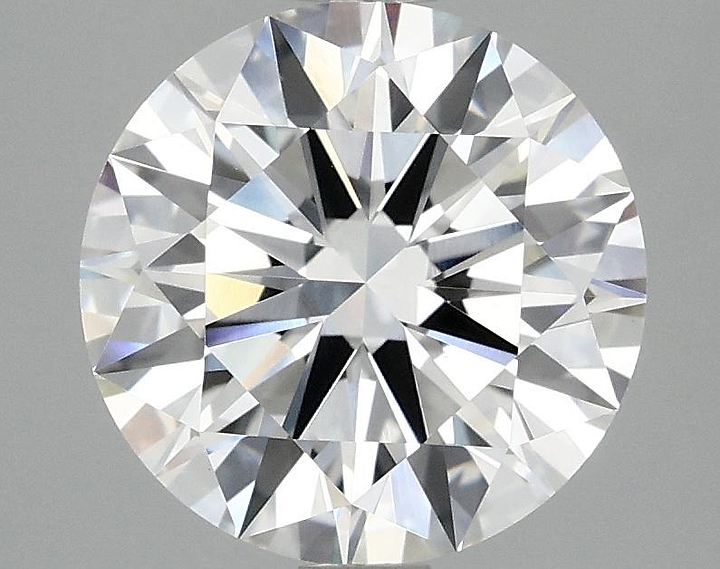 3.09 Carat Round Shaped Ideal Cut VVS2 IGI Certified Lab Grown Diamond