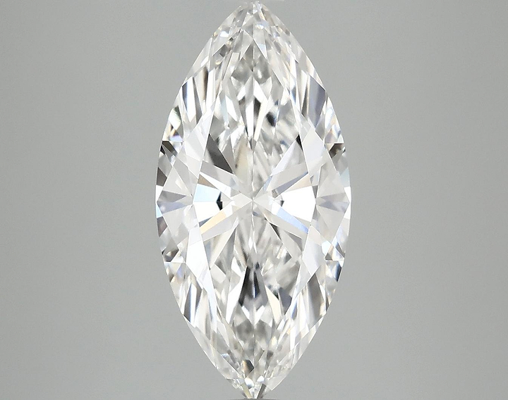 2.97 Carat Marquise Shaped Excellent Cut VVS2 IGI Certified Lab Grown Diamond