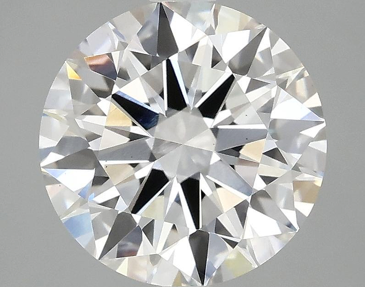 3.09 Carat Round Shaped Excellent Cut VS2 IGI Certified Lab Grown Diamond