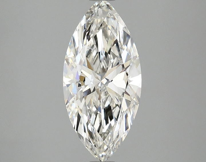 1.98 Carat Marquise Shaped Excellent Cut VVS2 IGI Certified Lab Grown Diamond