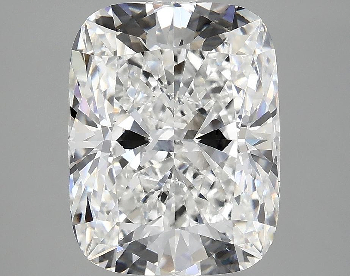 4.09 Carat Cushion Shaped Excellent Cut VVS2 IGI Certified Lab Grown Diamond