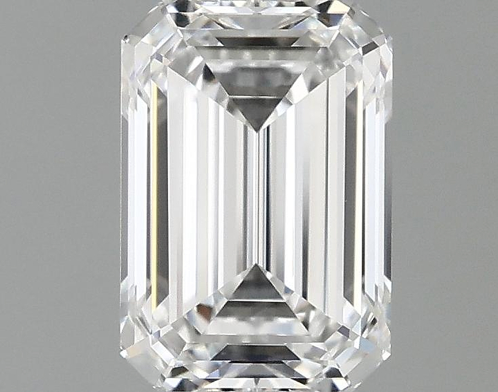 0.98 Carat Emerald Shaped Ideal Cut VVS2 IGI Certified Lab Grown Diamond