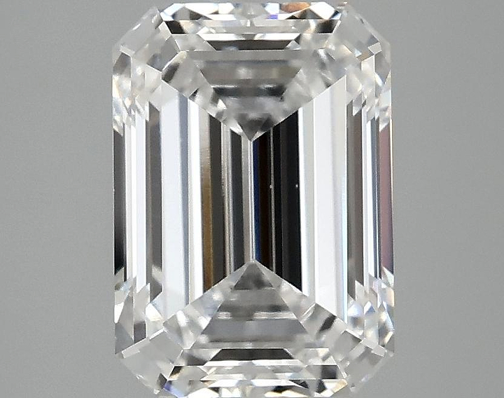 2.98 Carat Emerald Shaped Ideal Cut VS1 IGI Certified Lab Grown Diamond