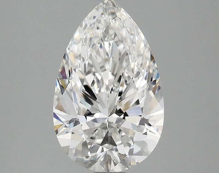 2.06 Carat Pear Shaped Ideal Cut VVS2 IGI Certified Lab Grown Diamond