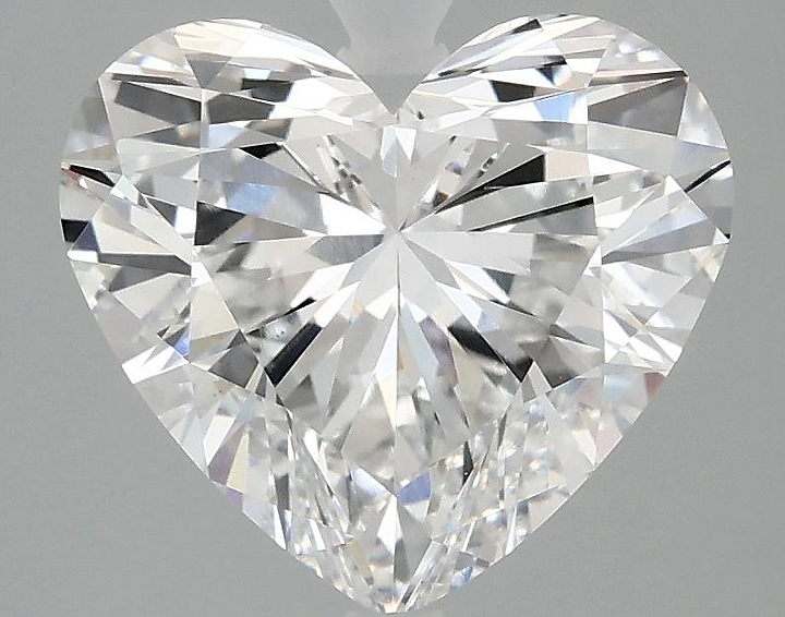 3.08 Carat Heart Shaped Ideal Cut VS1 IGI Certified Lab Grown Diamond