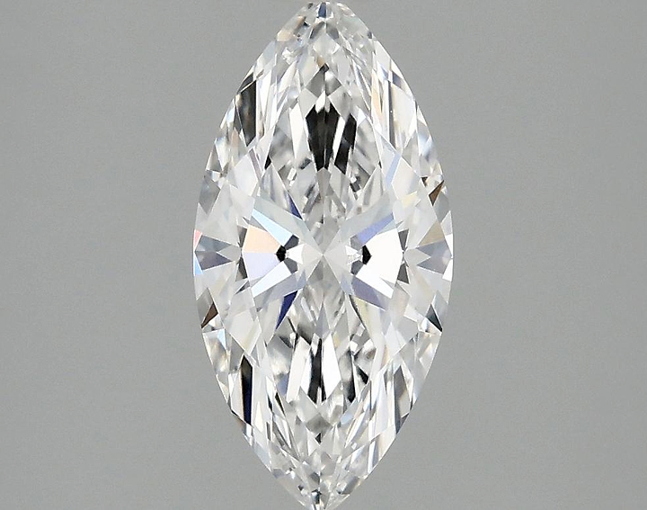 1.37 Carat Marquise Shaped Ideal Cut VVS2 IGI Certified Lab Grown Diamond