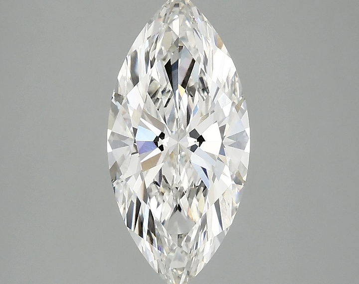1.95 Carat Marquise Shaped Excellent Cut VVS2 IGI Certified Lab Grown Diamond