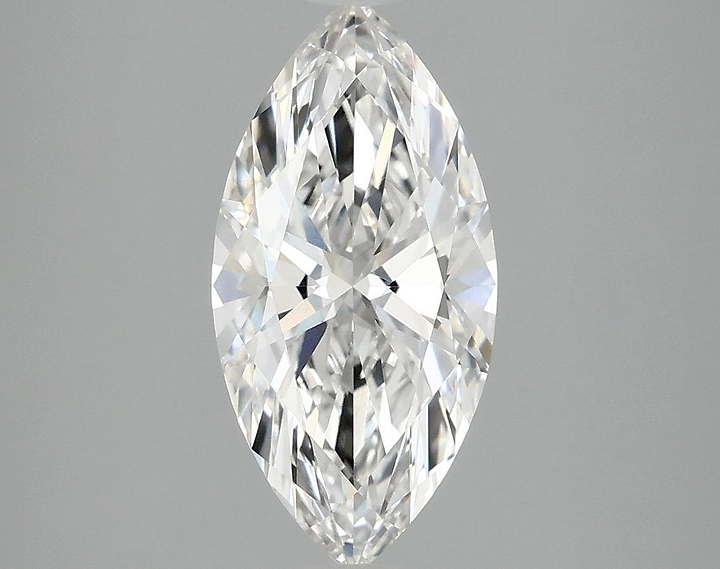 2.05 Carat Marquise Shaped Ideal Cut VVS2 IGI Certified Lab Grown Diamond