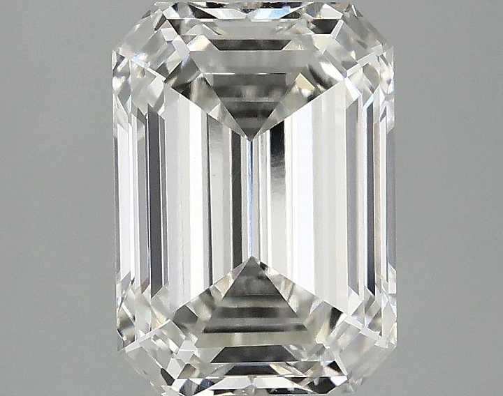 2.98 Carat Emerald Shaped Ideal Cut VVS2 IGI Certified Lab Grown Diamond