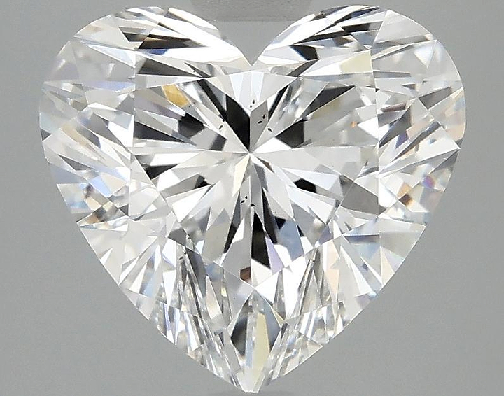 3.08 Carat Heart Shaped Ideal Cut VS2 IGI Certified Lab Grown Diamond