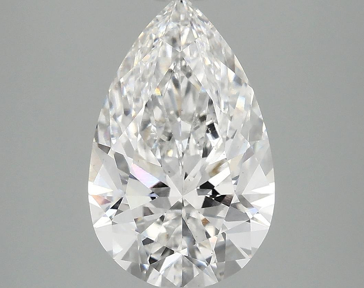 3.09 Carat Pear Shaped Ideal Cut VS2 IGI Certified Lab Grown Diamond
