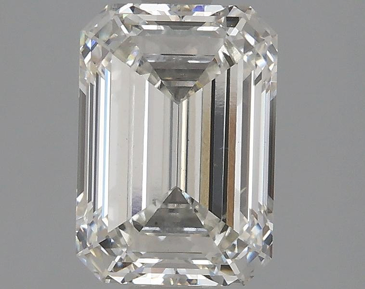 2.07 Carat Emerald Shaped Ideal Cut VVS2 IGI Certified Lab Grown Diamond