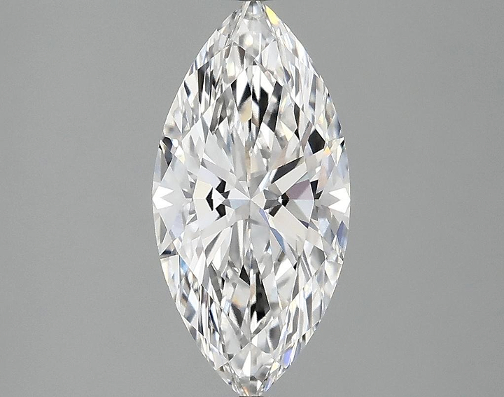 1.58 Carat Marquise Shaped Ideal Cut VVS2 IGI Certified Lab Grown Diamond