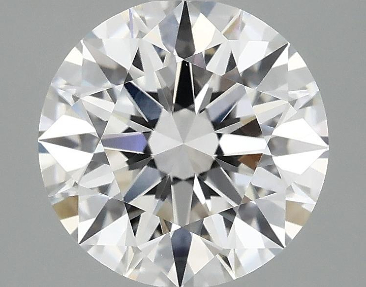 2.54 Carat Round Shaped Ideal Cut VVS2 IGI Certified Lab Grown Diamond