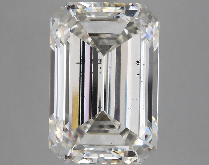 7.54 Carat Emerald Shaped Ideal Cut SI1 IGI Certified Lab Grown Diamond
