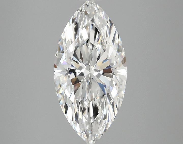 3.04 Carat Marquise Shaped Ideal Cut VVS2 IGI Certified Lab Grown Diamond