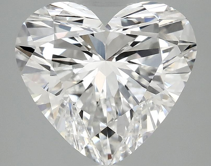 3.09 Carat Heart Shaped Ideal Cut VS1 IGI Certified Lab Grown Diamond